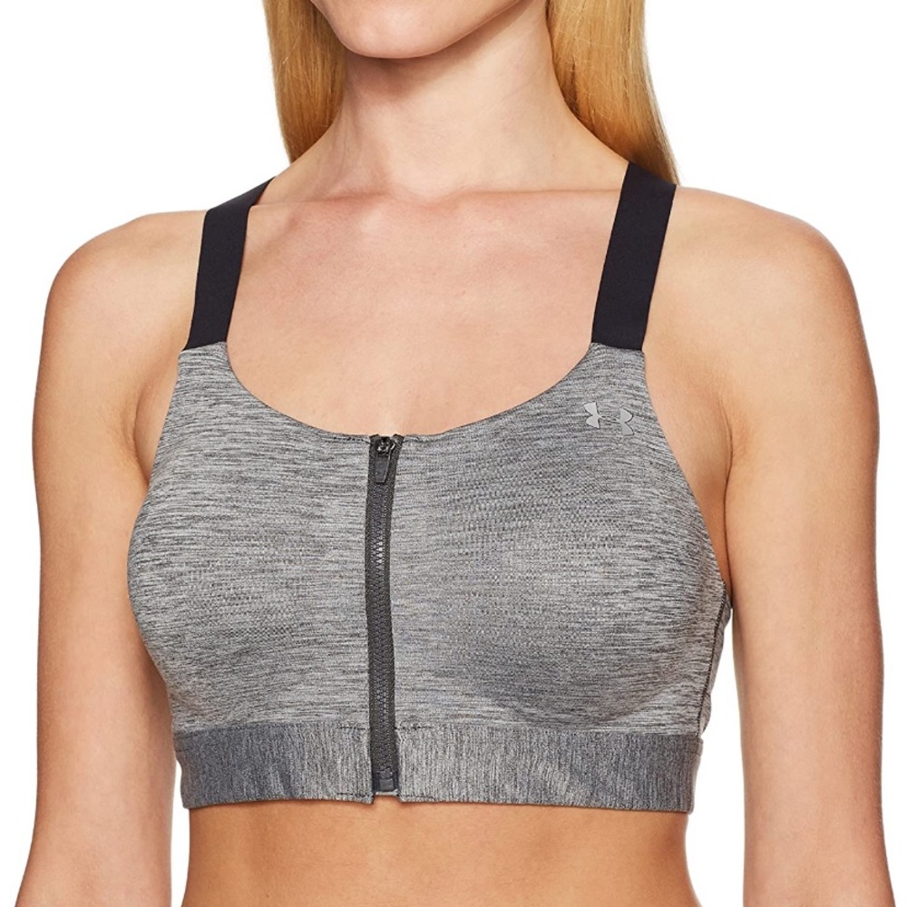 SOLD!! Under Armour Eclipse High Zip Sports Bra